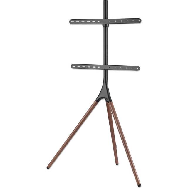 Manhattan TV & Monitor Mount, Tripod Floor Stand, 1 screen, Screen Sizes: 37-65", Black, VESA 200x200 to 600x400mm, Max 32kg, LFD, Lifetime Warranty