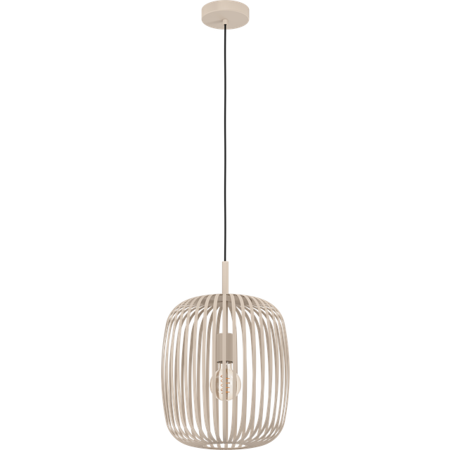 EGLO Romazzina Industrial Adjustable Pendant Light - Natural
