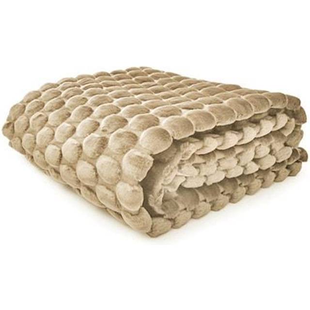 Ceannis Egg Pläd 130x170 Cm Beige - Plädar & Filtar Akryl (Textil) Beige - 042221626
