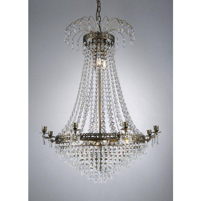 Empire Kristallkrona 8-Armad Antik 66X86cm
