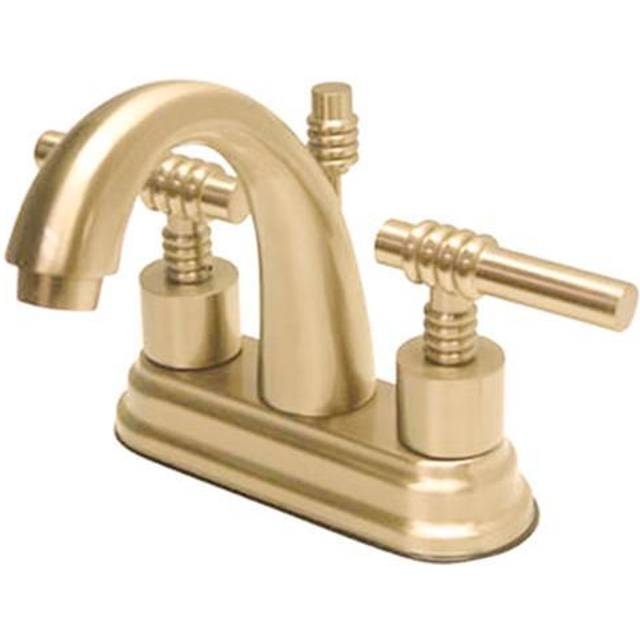 Kingston Brass KS8612ML 4 in. Centerset Bathroom Faucet  Polished Bras