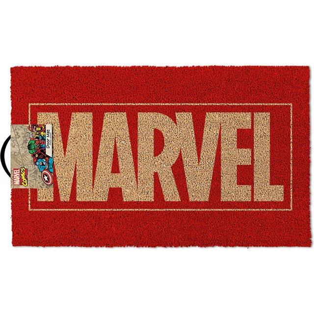 Marvel Logo Doormat Red - Beige&#47;Red (One-Size)