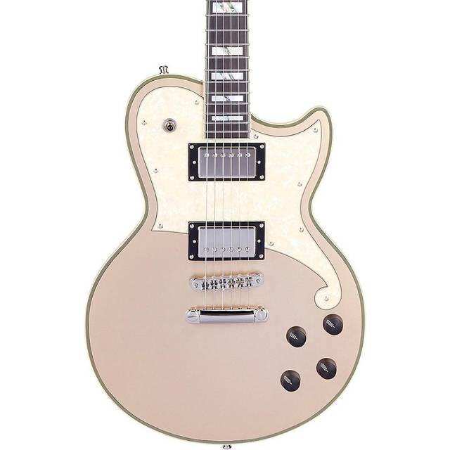 (B-Stock) D&apos;Angelico Deluxe Atlantic Desert Gold Electric Guitar with Case
