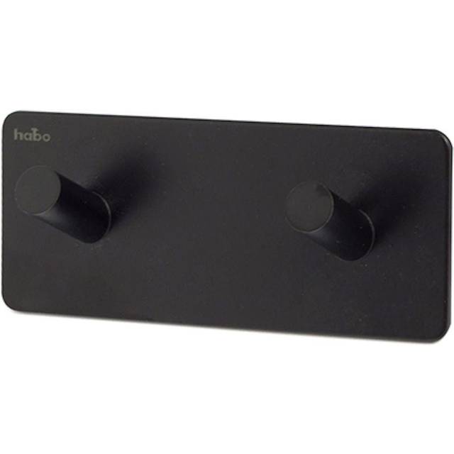 Väggkrok Habo Black Edition Edge Dubbel Svart