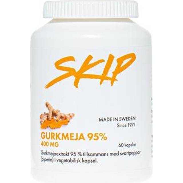 Skip Gurkmeja 95% med svartpeppar 60 kapslar