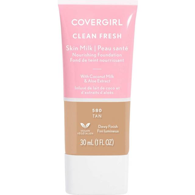 Covergirl, Clean Fresh, Skin Milk Nourishing Foundation, 580 Tan, 1 fl oz (30 ml )