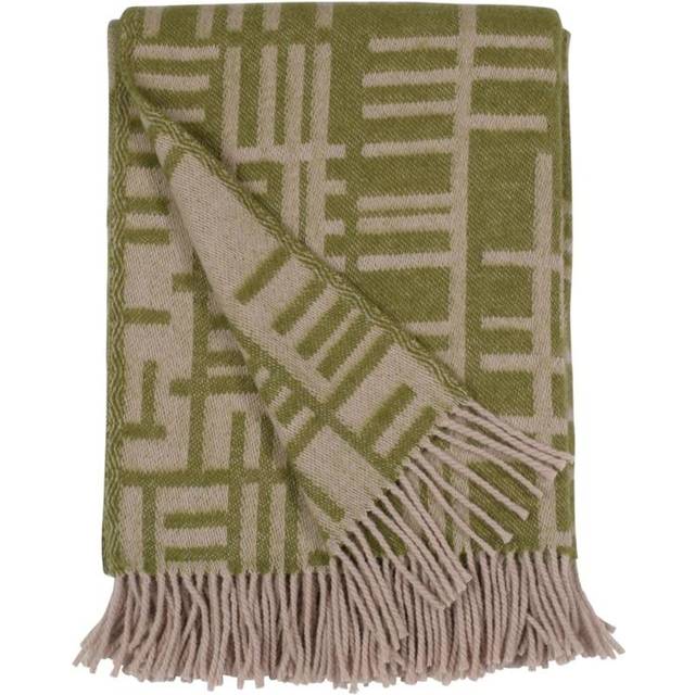Almedahls Pickepin pläd 130x170 cm Mossgrön-beige - Grön