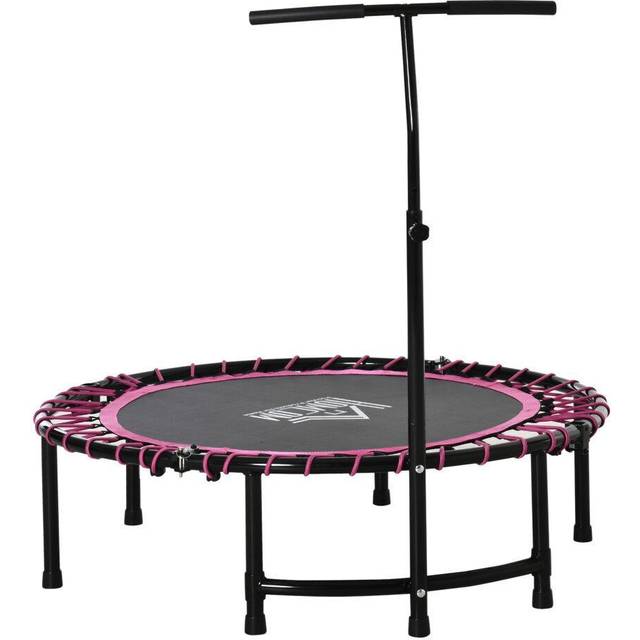 Trampoline Outdoor Bouncer Jumper Adjustable Handle - Pink - One Size
