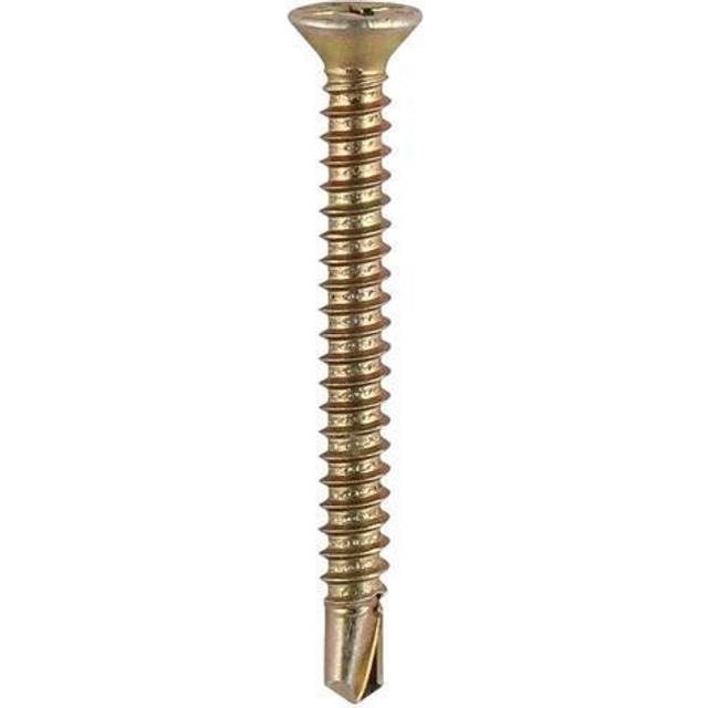 TIMco 3.9 x 25mm Self Drilling PVC CSK ZYP Screws Qty 1000