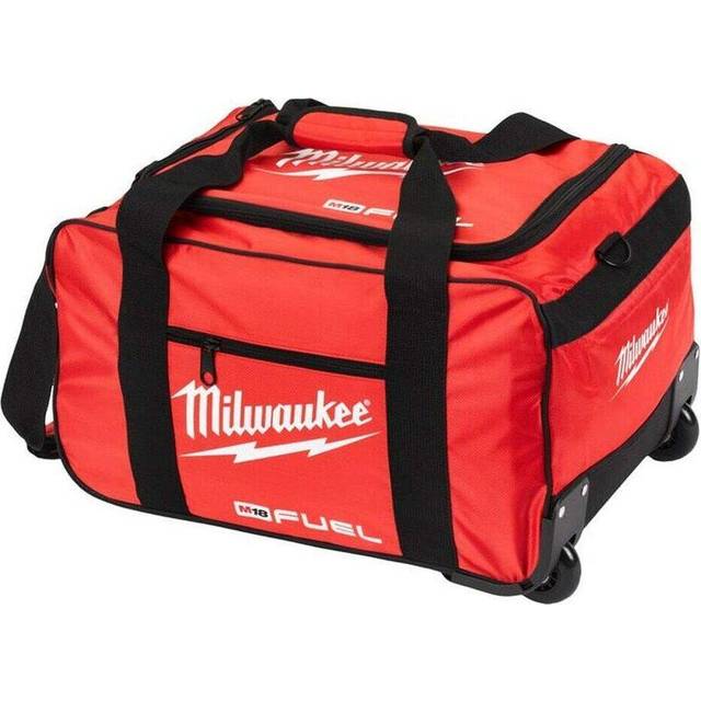 "Milwaukee M18WHEELBAG-S M18 19"" Fuel Large Contractors Heavy Duty Duffel Tool Bag with Wheels"