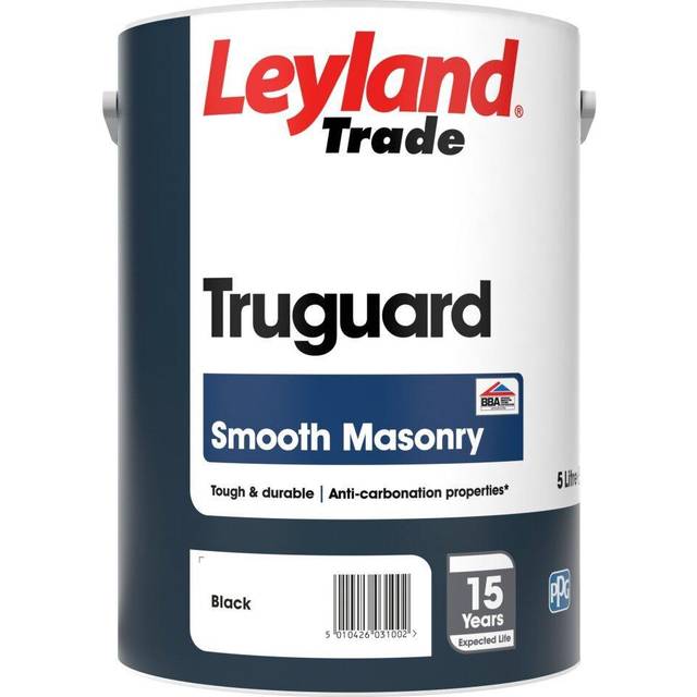 Leyland Trade Truguard Smooth Masonry Black 5L
