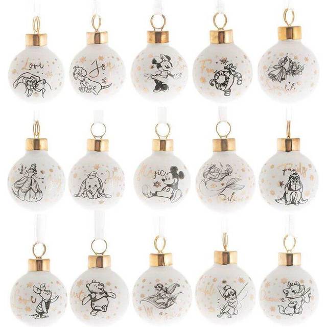 Disney Collectible Ceramic Mini Bauble (Set of 15)