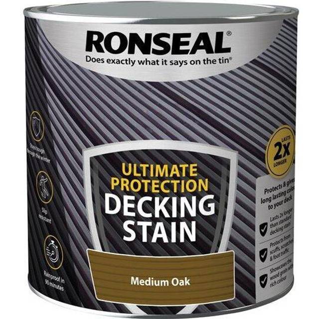 Ronseal Ultimate Protection Decking Stain Medium Oak 2.5 litre 39114