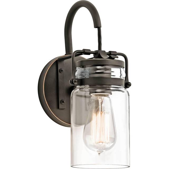 Kichler KL-BRINLEY1-OZ Brinley 1 Light Wall Light Olde Bronze