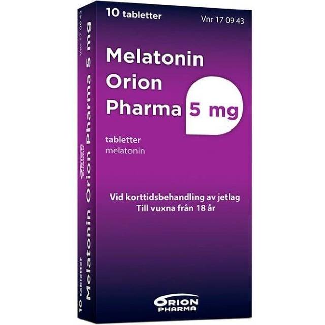 Melatonin Orion Pharma, tablett 5 mg, 10 st