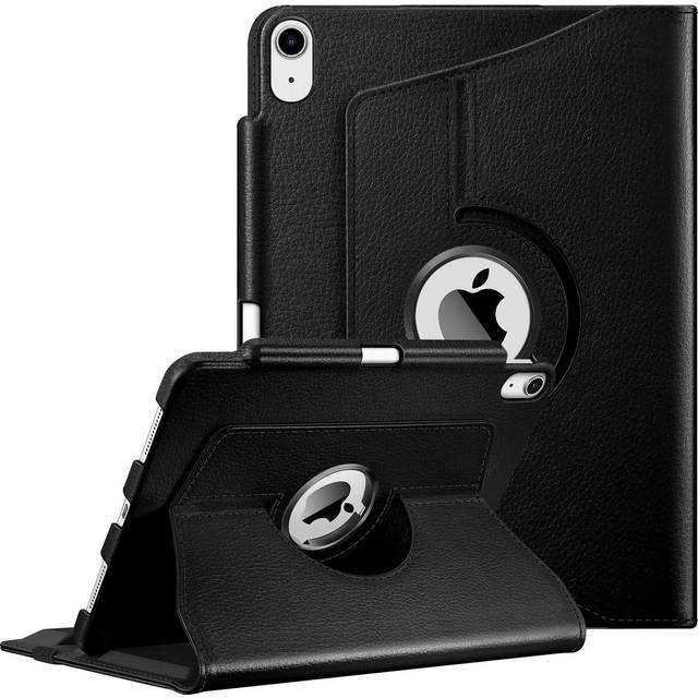 Rotating Case for iPad Air 11 inch (2024) M2, iPad Air 6th / 5th / 4th Generation (2024/2022/2020) - [360 Rotating] Adjustable Stand Cover with Pencil