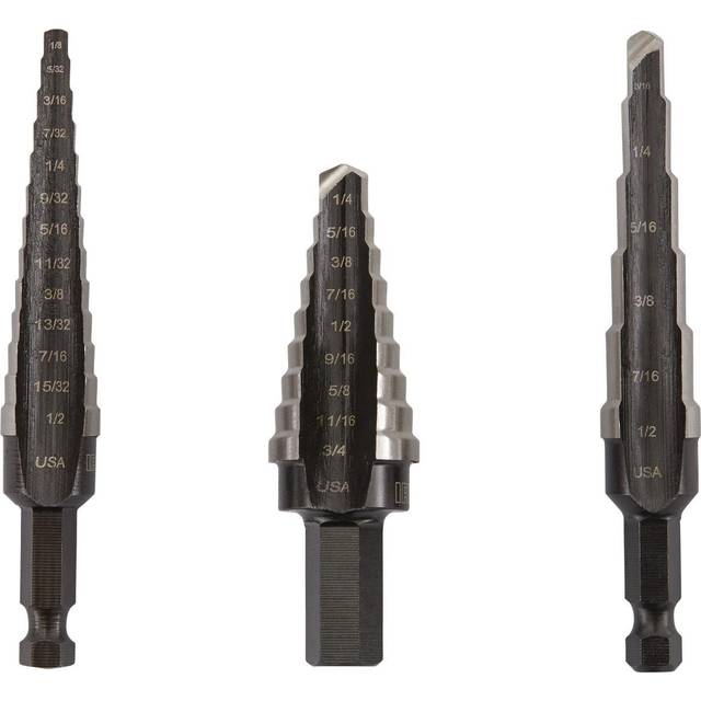 IRWIN Step Drill Bit Set  3Piece 10502ZR