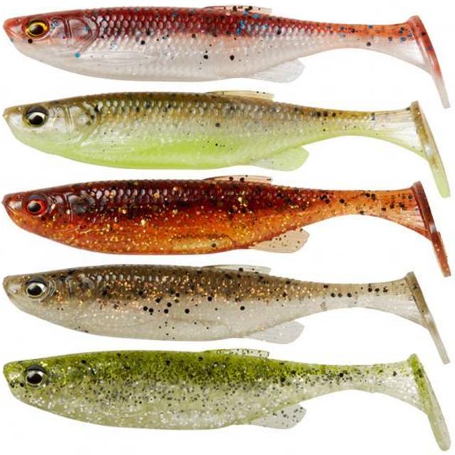 Savage Gear Fat Minnow T-Tail 7,5cm, 5g (5-pack) Clearwater Mix