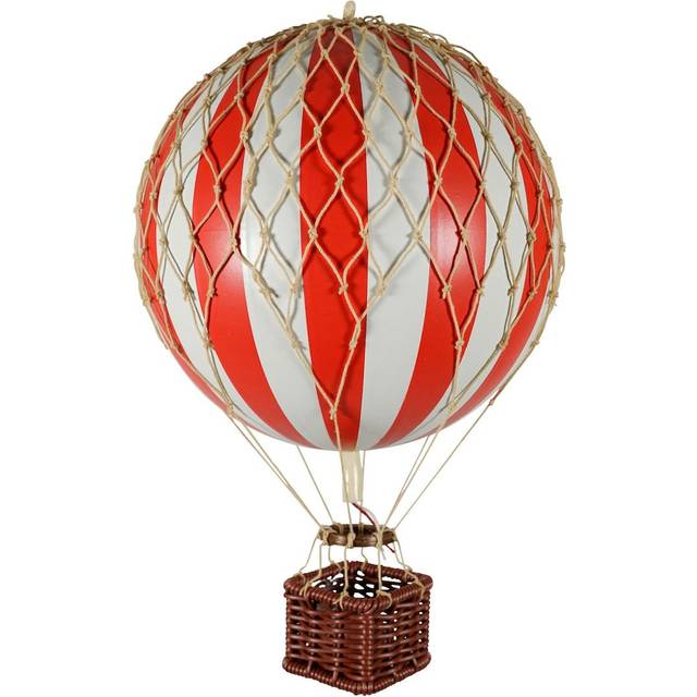 Authentic Models - Travels Light Luftballong 18x30 Cm Röd / - Vit