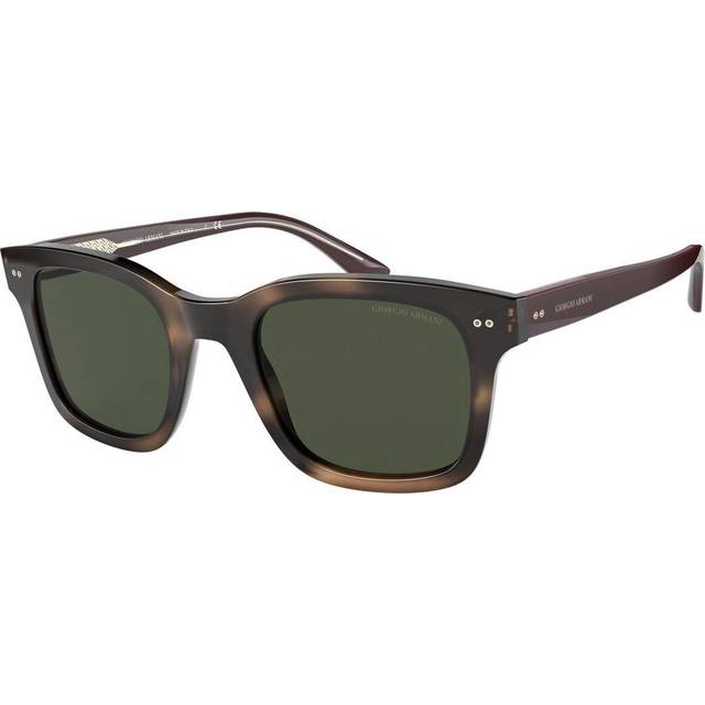 Giorgio Armani AR8138 573431 Men's Sunglasses Brown Size 51 - Striped Dark Brown (51)