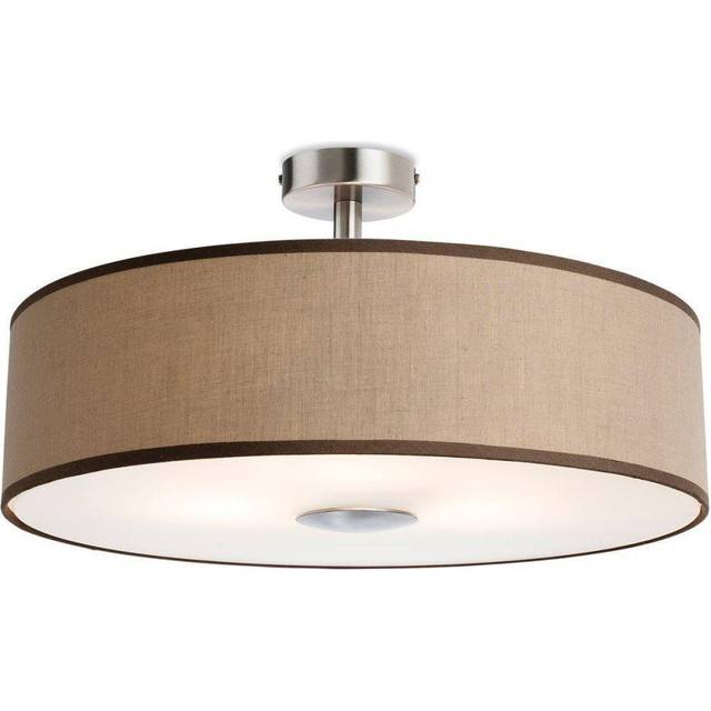 Firstlight Madison Contemporary Style 3-Light Semi-Flush Ceiling Light Taupe