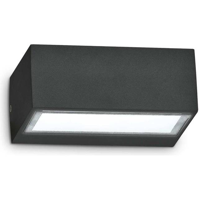 Ideal Lux - 1 Light Outdoor Twin Up Down Wall Light Black IP44, G9