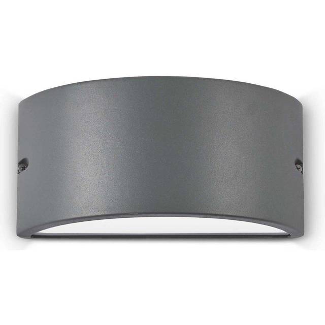 Rex-2 - 1 Light Outdoor Up Down Wall Light Anthracite IP44, E27 - Ideal Lux