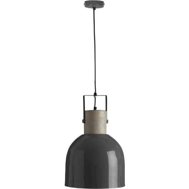 Interiors by Premier Light Grey Pendant Light, Reliable Grey Pendant Light Shade, Easy Installation Ceiling Pendant - One Size