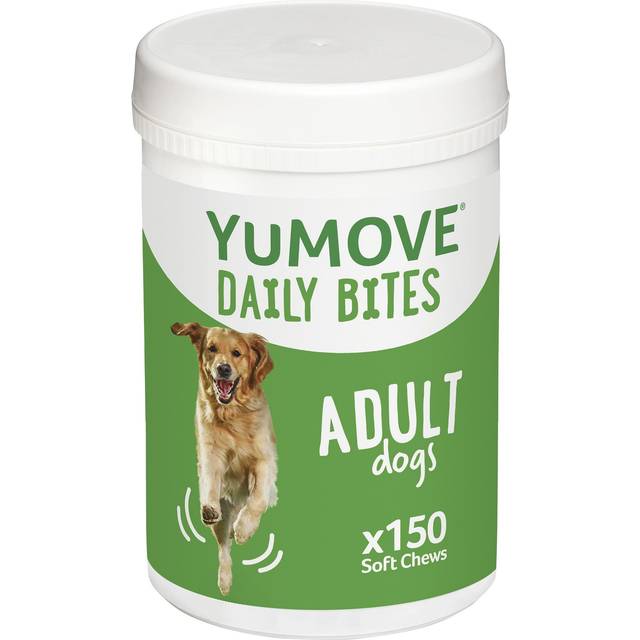 YuMOVE Daily Bites For Adult Dogs | Hip and Joint Supplement for Stiff Dogs Aged 6 To 8 Years | 150 Chews