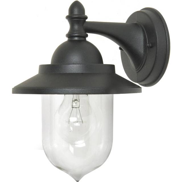 Garden Zone GZH-SDN2 Sandown 1 Light Outdoor Wall Lantern Black