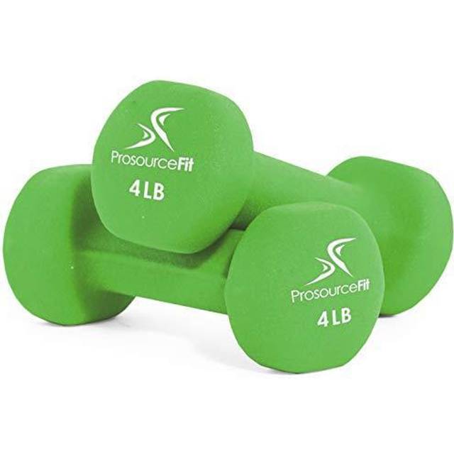 ProsourceFit Neopren hantel belagd för halkfritt grepp, 1,8 kg