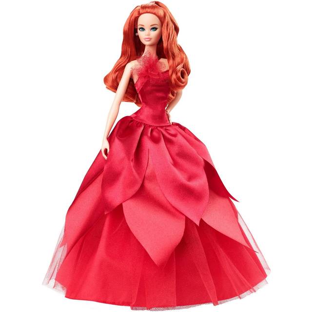 Barbie Signature 2022 Holiday Doll With Red Hair  Collectible Series  Multicolor