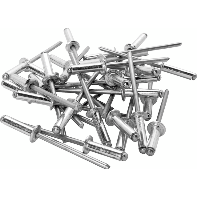 Rapid 5000379 Standard Aluminium Rivets 4 x 12mm Bag of 100