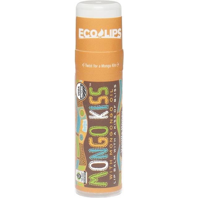 Eco Lips Organic Mongo Kiss Lip Balm Vanilla Honey 0.25 oz