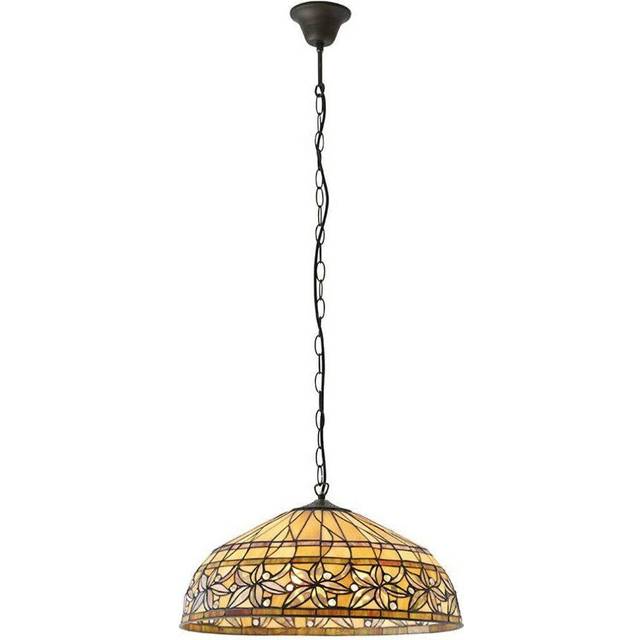 Tiffany Glass Hanging Ceiling Pendant Light Floral Autumn Lamp Shade i00071