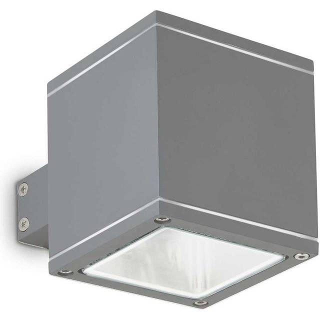 Ideal Lux Snif - 1 Light Outdoor Up Down Wall Light Anthracite, Putty IP44, G9