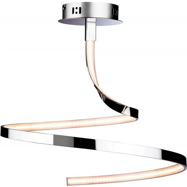 Firstlight Wave Modern Style LED Pendant Light 10.5W Warm White Chrome