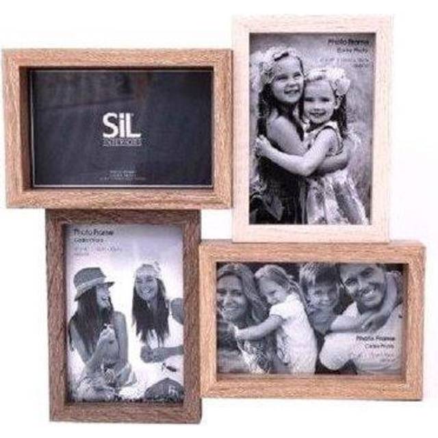 Wooden Quad Photo Frame 31cm
