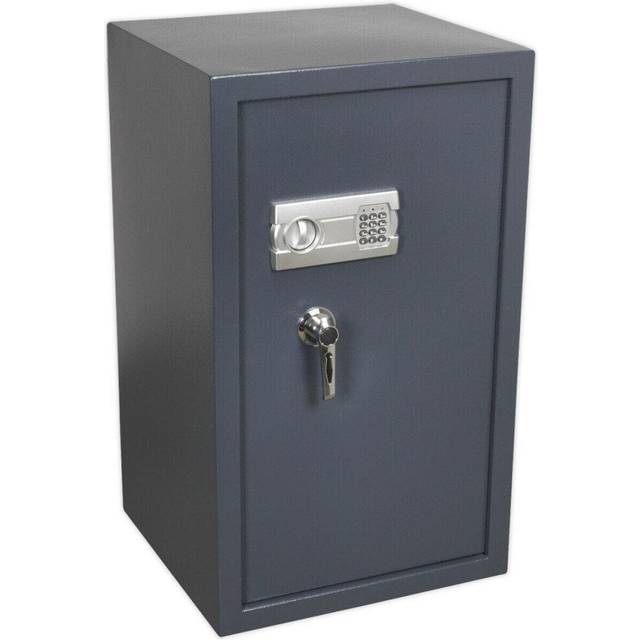 Electronic combination cash safe - 515 x 480 x 890mm - 2 bolt lock wall mounted