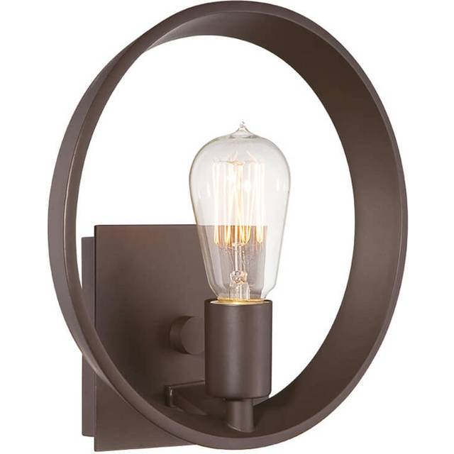 Quoizel QZ-THEATER-ROW1WT Theater Row 1 Light Wall Light Western Bronz