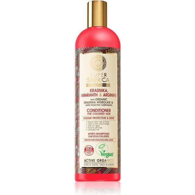 💚 natura siberica super krasnika amaranth & arginine natural conditioner 400 ml