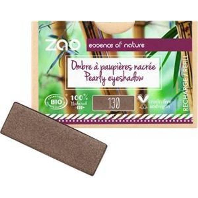Zao Ögon Eyeshadow & Primer Påfyllning Rectangular Eyeshadow 124 Gold 1,3 g ()