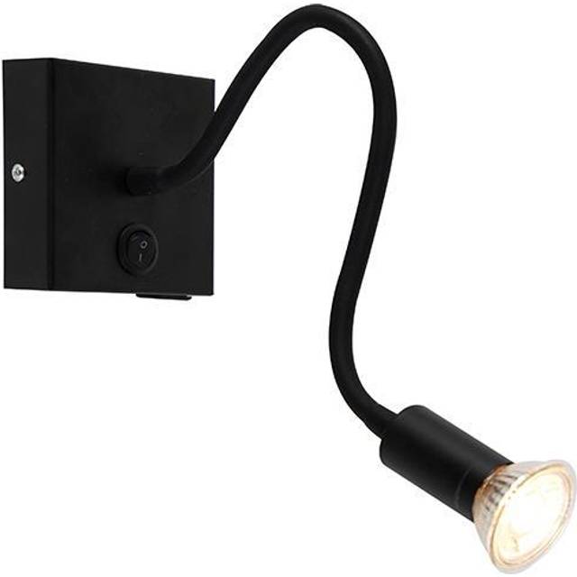 Modern Flexible Wall Light usb Black - Zeno