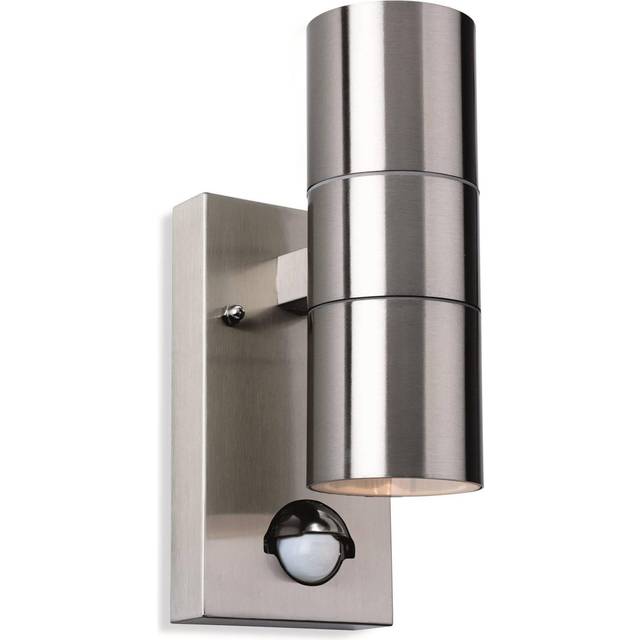Aguayo 2-Light Outdoor Sconce - Stainless Steel (20cm H X 8cm W X 11.5cm D)