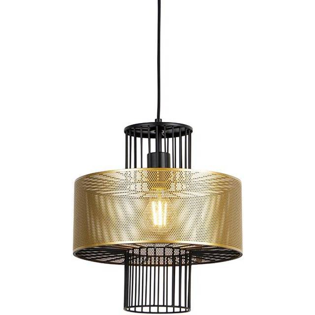 Designer Pendant Light Gold and Black 30 cm - Tess