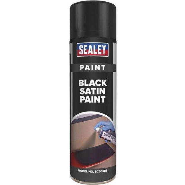 Sealey SCS028S Black Satin Paint 500ml