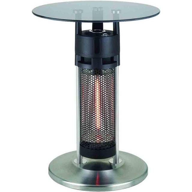 Monterey 1.2kW Glass Table Bar Heater for the Patio - Black