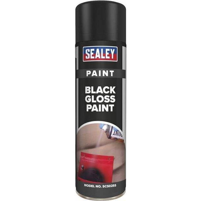 Sealey SCS025S Black Gloss Paint 500ml