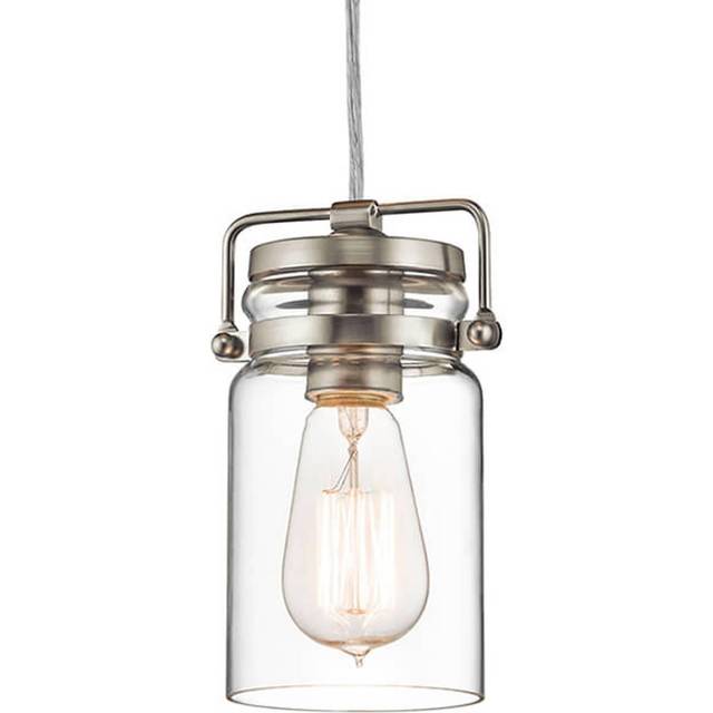 Kichler KL/BRINLEY/MP NI Brinley Mini Pendant Brushed Nickel