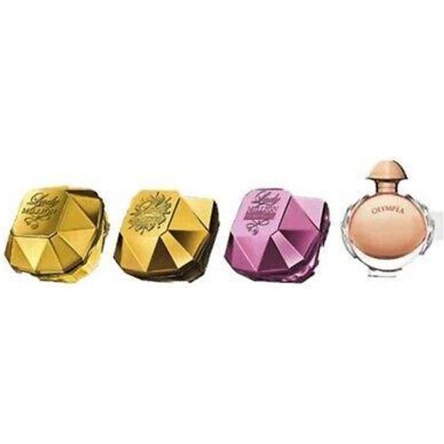 Paco Rabanne Miniatures Gift Set 5ml Lady Million EDP + 5ml Lady Million Empire EDP + 5ml Lady Million Fabulous EDP + 6ml Olympea EDP
